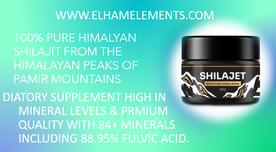 100% PURE HIMALAYAN SHILAJIT Resin 30g Jar