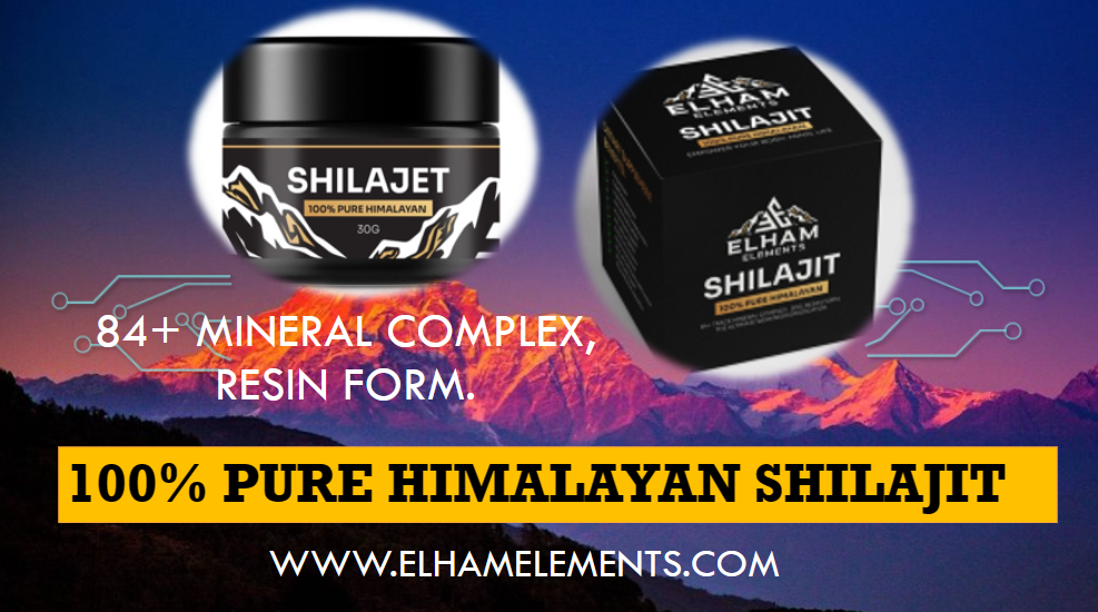 100% PURE HIMALAYAN SHILAJIT Resin 30g Jar