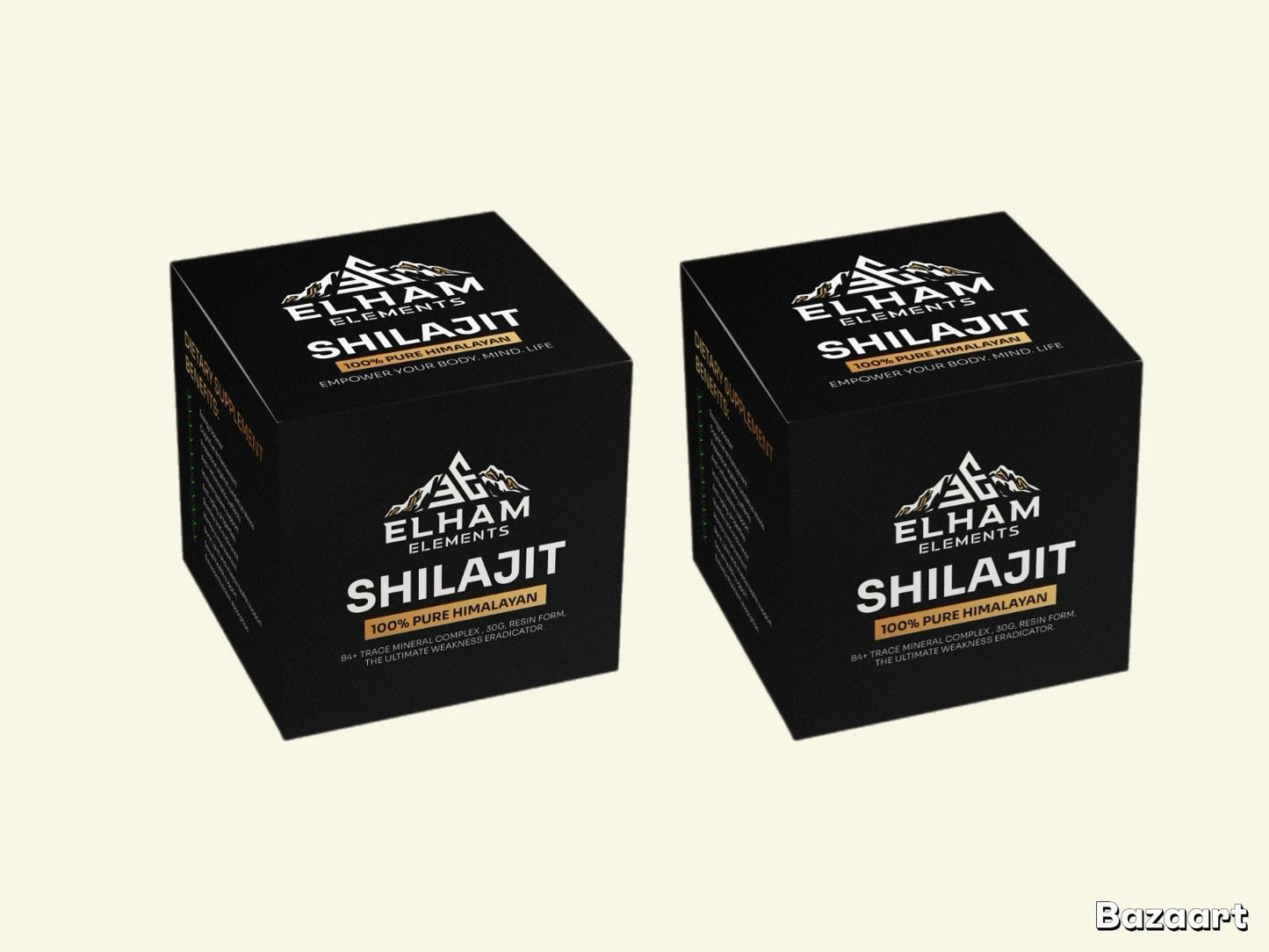 100% PURE HIMALAYAN SHILAJIT Resin 2 X 30g Jar (60g)